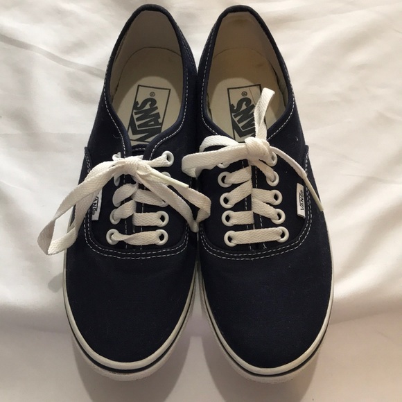 Women’s navy Vans - Picture 2 of 4